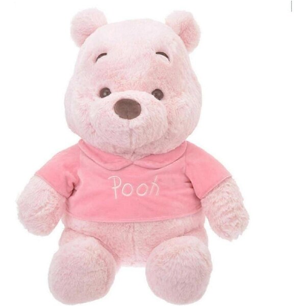 Pink Plush Bear Pillow Stuffed Toy Christmas Girls Boys Gift, Soft Cotton, Pink Girl, 8 Inch