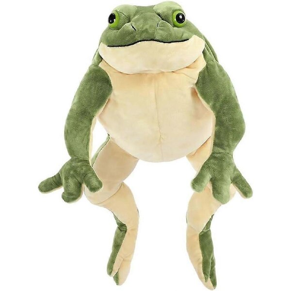 Giant Frog Stuffed Animal Frog Plush, Large Stuffed Frog Plush, Big Stuffed Green Frog Pillow for Kids, 22 Inch