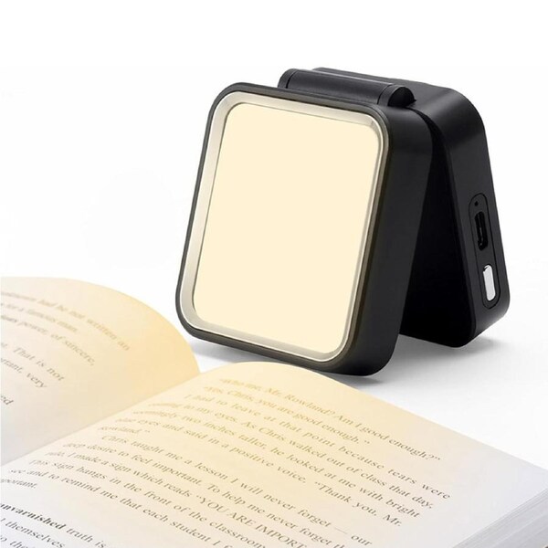 Catzon Clip on Reading Light 3 Colors & Enhanced Brightness for Runners Camping-Black