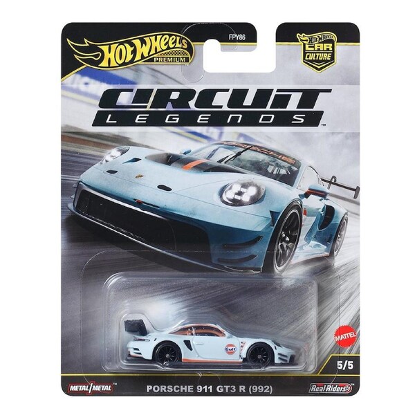 Hot Wheels Premium Car Culture Circuit Legends Porsche 911 GT3 R 992