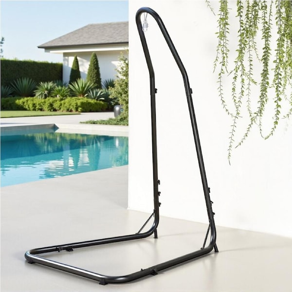 Gardeon 240CM Hammock Chair Stand Heavy Duty Steel Frame Black