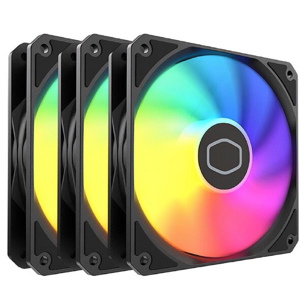Cooler Master MF120 Lite ARGB 120mm Case Fan - 3 Pack (MFW-B2DN-173PA-R1)