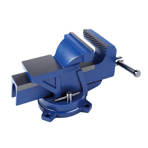 SALESBAY 4" Bench Vise Multi-Purpose Heavy Duty Ductile Iron 360° Swivel Base BU