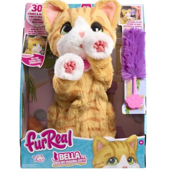 FurReal Bella the Biscuit Making Kitty Cat Interactive Toy Pet