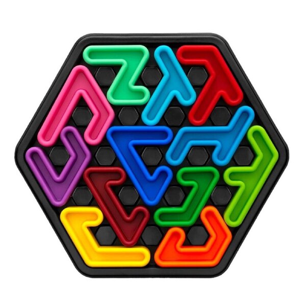 Smart Games IQ Deluxe Hexagon Puzzle Game Kids/Children Educational Toy 10y+