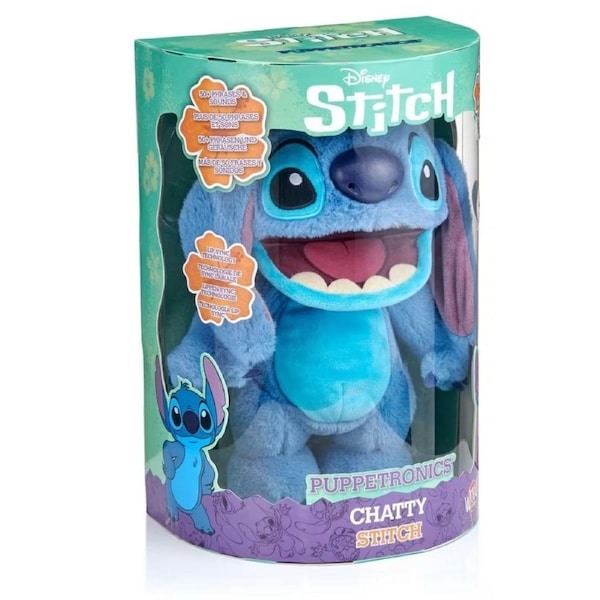 Disney Lilo & Stitch Puppetronics Chatty Stitch Plush Toy