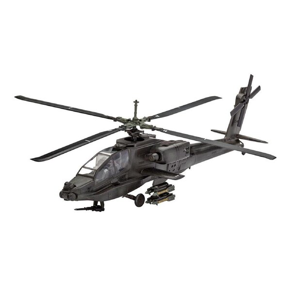 Revell 1:100 Scale Ah-64a Apahce Helicopter Assembly Model Set