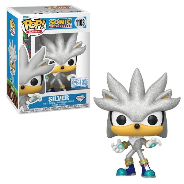 Sonic the Hedgehog Silver Diamond Glitter POP! Vinyl