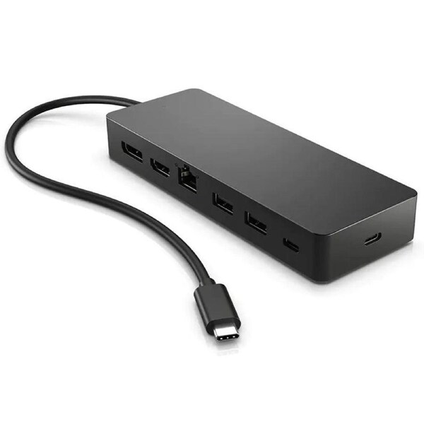 HP Universal USB-C Multiport Hub with HDMI Display Port USB-A Ethernet 50H55UT