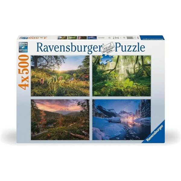 Ravensburger Puzzle 4x500pc - Four Seasons