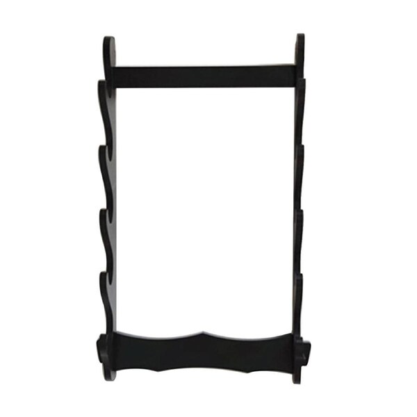 5-Tier Sword Holder Wall Mount Samurai Stand Display Katana Wall Hanger Rack