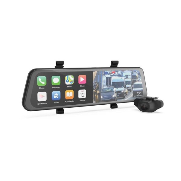 PARKMATE 9.66" Touch Screen DVR Mirror Monitor with Smart Display