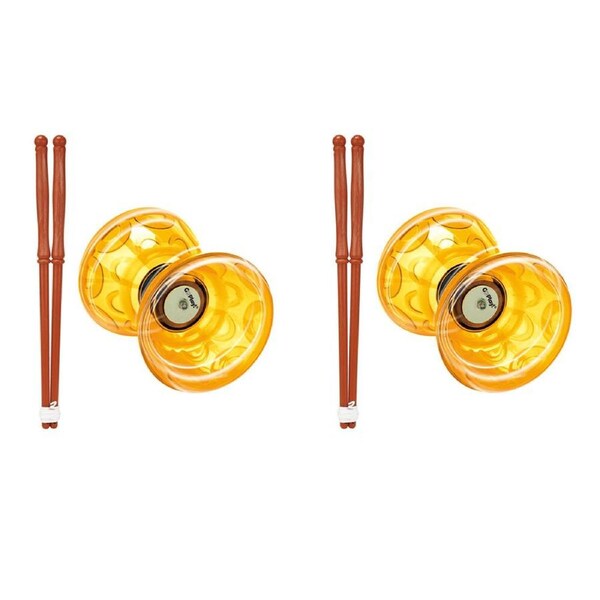 2PK Go Play! Diabolo Bounce/Toss Toy for Aspiring Young Circus Performers 6Y+