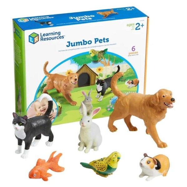 Learning Resources Jumbo Pets Set of 6
