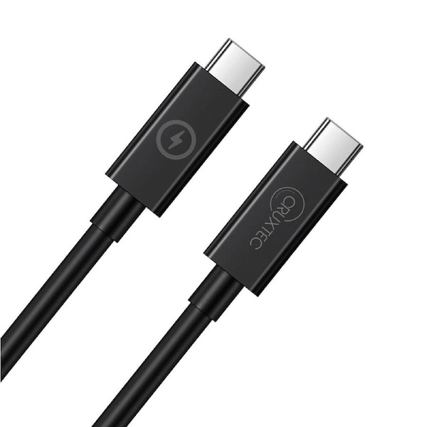 Cruxtec 3m USB-C to Cable Cord for Syncing & Charging 240W 5mm Black