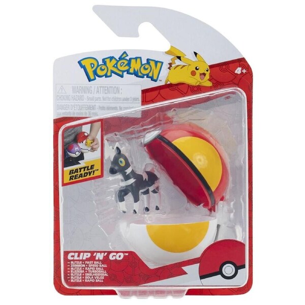 Pokemon Clip 'N' Go Blitzle + Fast Ball