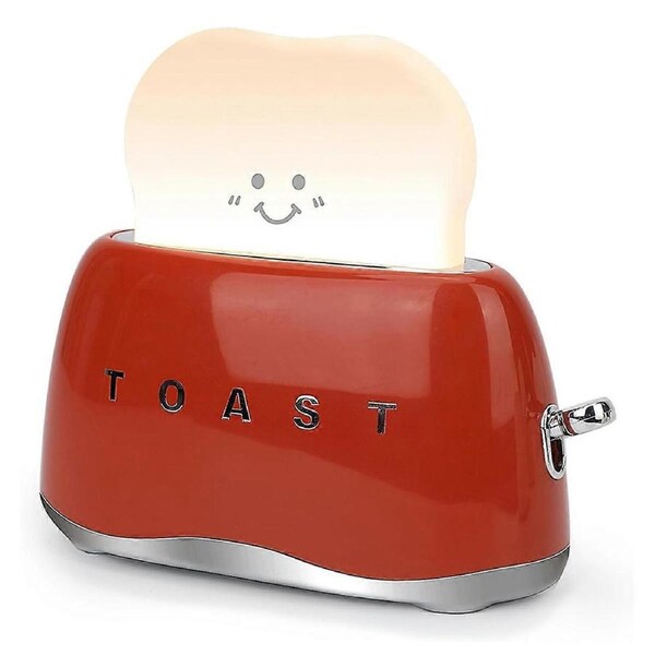 Retro Decor Toaster Lamp,Retro Toaster Shaped Desk Gifts