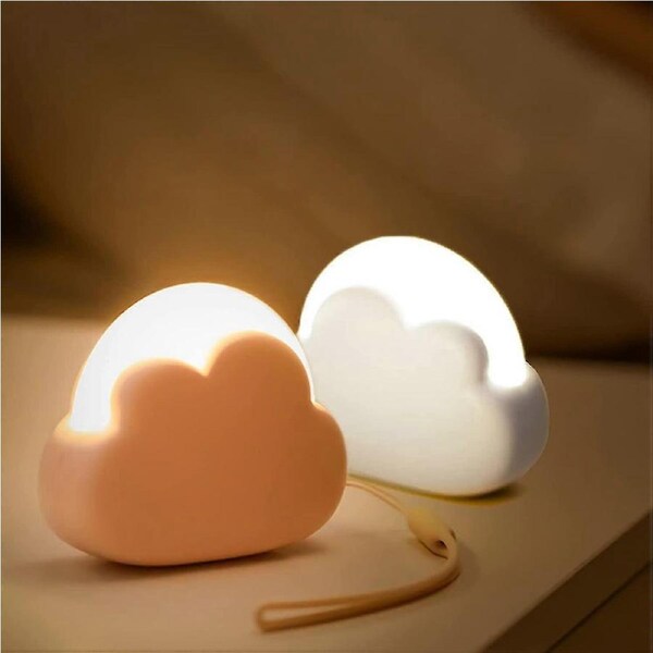 Night Light Cloud 2 Pcs For Kids Dimmable Night Lamp Adults Dark Bedside Lamp Sleeping Aid Portable Led Nursing Light Rechargeable Torch Gifts Fo