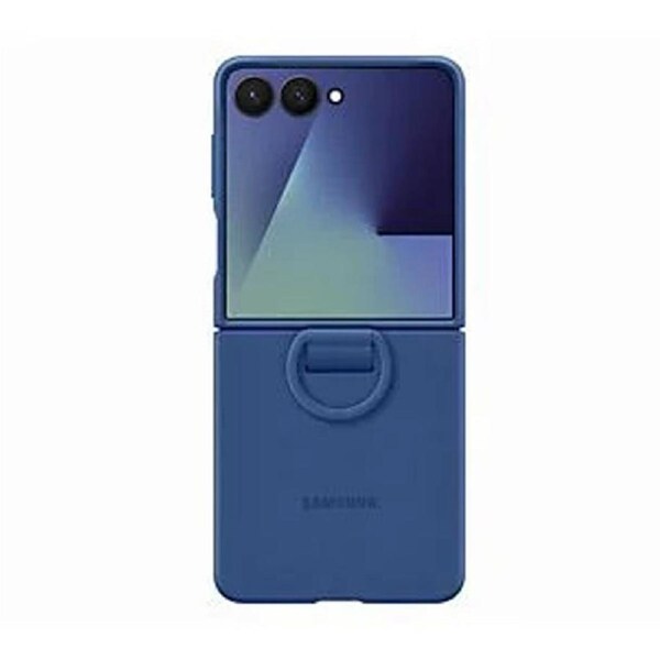 Samsung Silicone Ring Case for Galaxy Flip7 - Blue