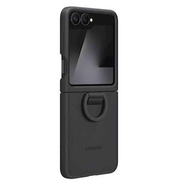 Samsung Silicone Ring Case for Galaxy Z Flip7FE / Flip6 - Black