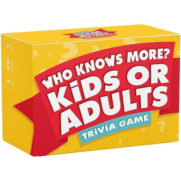 Who Knows More? Kids Or Adults Trivia Game