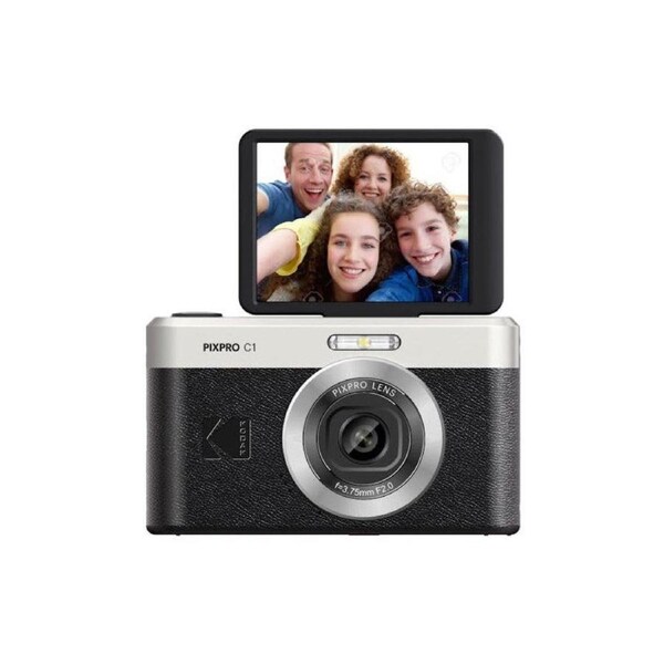 Kodak PIXPRO C1 Digital Compact Camera (Black)