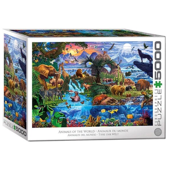 Eurographics Animals of the World 5000 Piece Jigsaw Puzzle