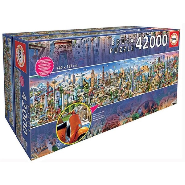 Educa Around the World 42,000 Piece Jigsaw Puzzle