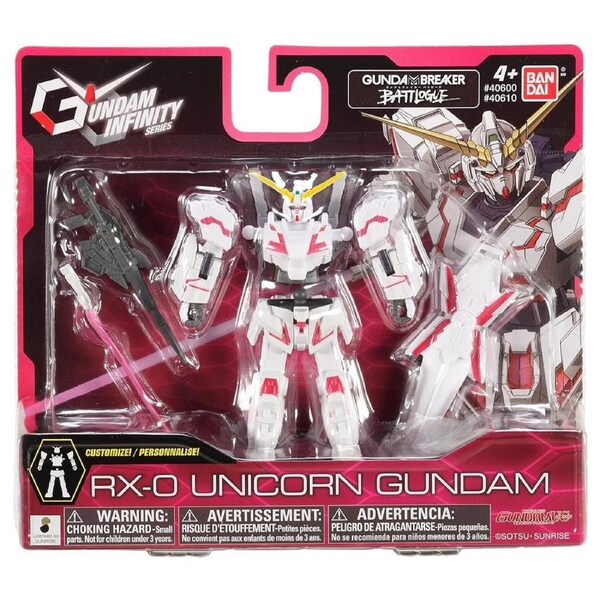 Bandai Gundam Infinity Series RX-O Unicorn Gundam Figure