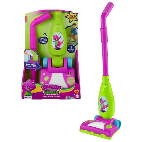 Barney's World Clean Up Vacuum Toy