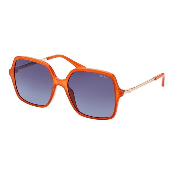 Guess GU7845 44W Womens Orange Frame Blue Gradient Lens Square Sunglasses 57mm