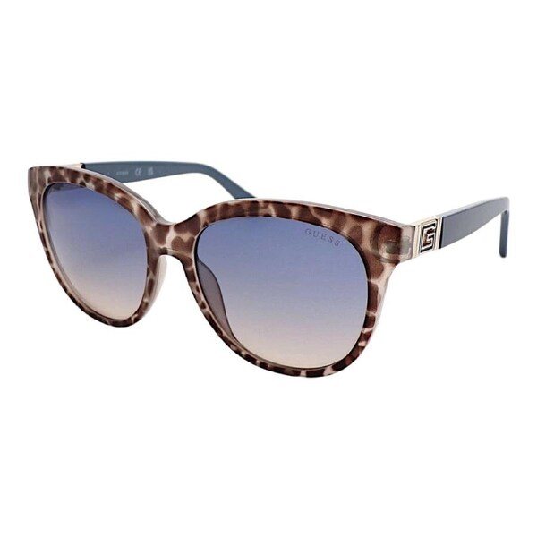 Guess GU7850 92W Womens Tortoise Frame Smoke Gradient Oval Sunglasses 56mm