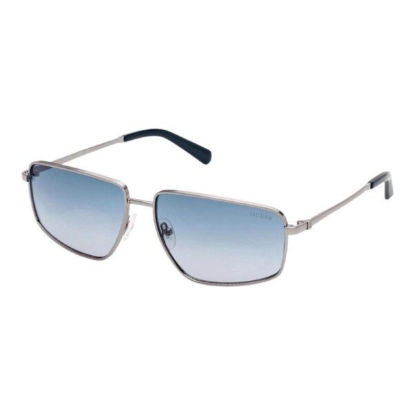 Guess GU00088 Mens Sunglasses Gunmetal Frame Blue Gradient Lens 58mm UV400