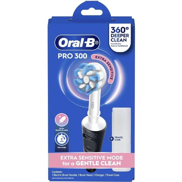 Oral-B Pro 300 Electric Toothbrush Extra Sensitive