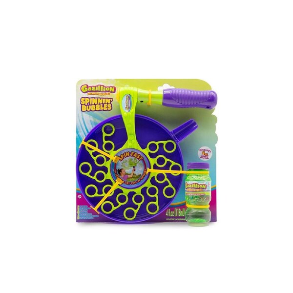 Gazillion Spinning Bubble Wand w/ 118ml Solution Kids/Children Outdoor Toy 3+