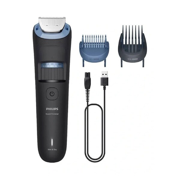 Philips Series 3000 Electric Cordless Beard Trimmer BT3660/15 Wet & Dry