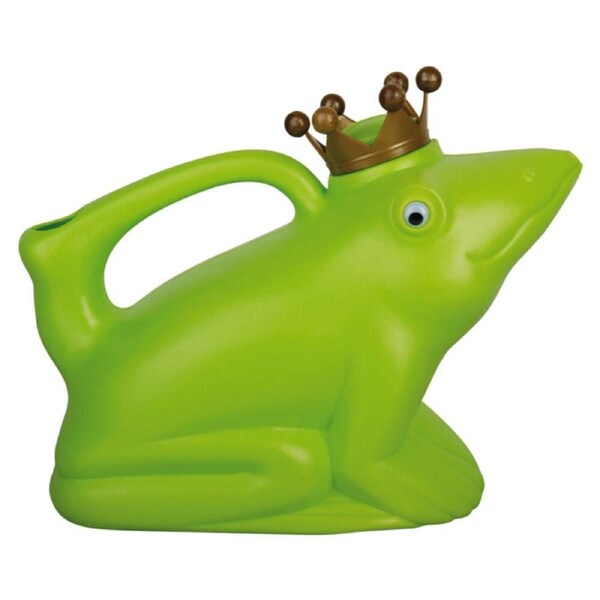 Esschert Design Children's Watering Can King Frog Outdoor Garden Toy Green