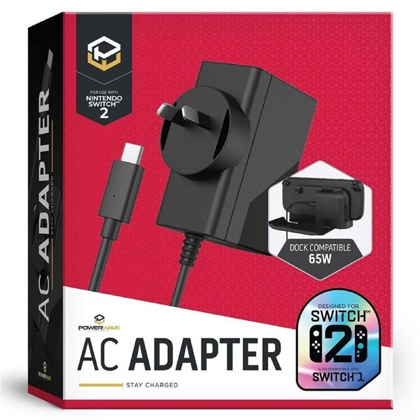 Powerwave AC Adapter for Nintendo Switch 2