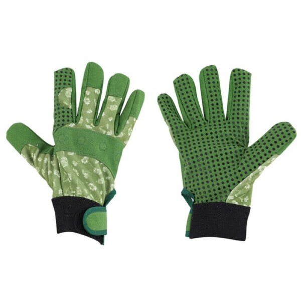 Esschert Design Garden Grip Gloves Gardening Accessory Medium Green