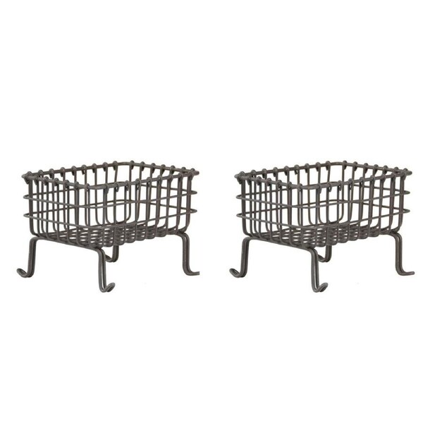 2PK Esschert Design Soap Holder On Stand Indoor Outdoor Display Organiser Grey