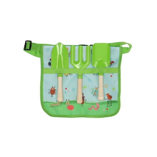 Esschert Design Children's Toolbelt w/ Tools Insects Pretend Gardening Toy