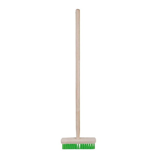 Esschert Design Kids Sized Wooden Broom Pretend Gardening Toy 80cm Green