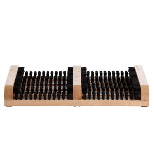 Esschert Design Wooden Boot Cleaning Brush Outdoor Shoe Scrubber 36cm Black