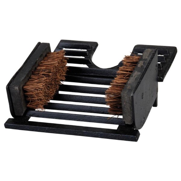 Esschert Design Cast Iron 2-in-1 Bootjack w/ Brushes Indoor/Outdoor 25.4cm Brown