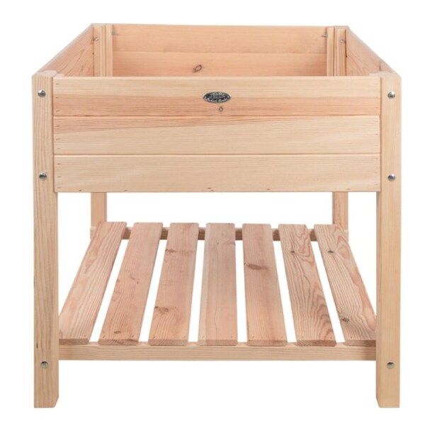 Esschert Design Wooden Raised Garden Plant Bed Outdoor Decor XL