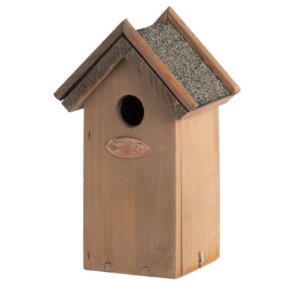 Esschert Design Wren Nesting Box w/ Bitumen Roof Garden Outdoor Decor 22.4cm