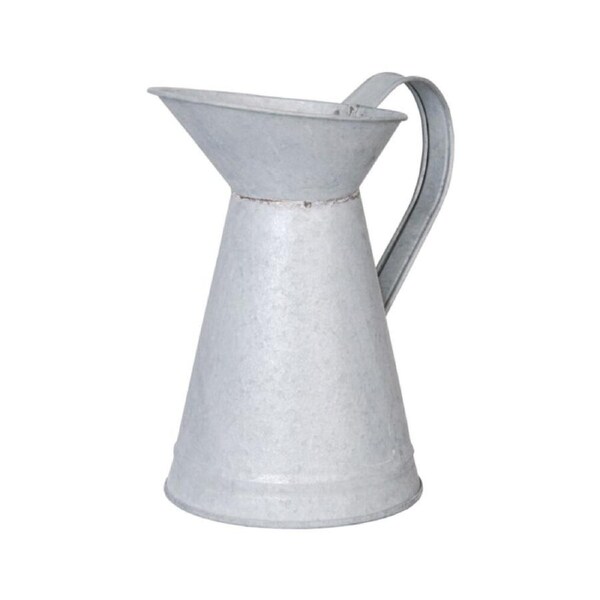 Esschert Design Aged Zinc Watering Jug Container Indoor/Outdoor Decor 1.1L