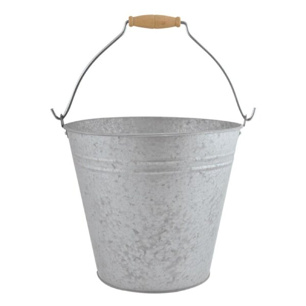Esschert Design Garden Storage Aged Zinc/Steel Bucket Water Container 32.7cm