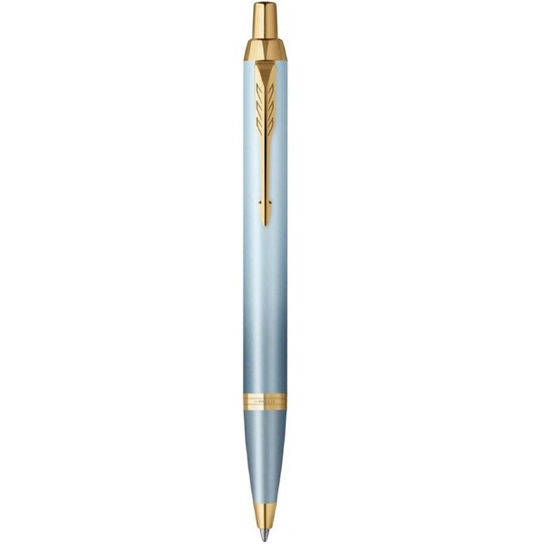 Parker IM Ballpoint Pen Rituals Gradient Turquoise Green Gold Trim Gift Box