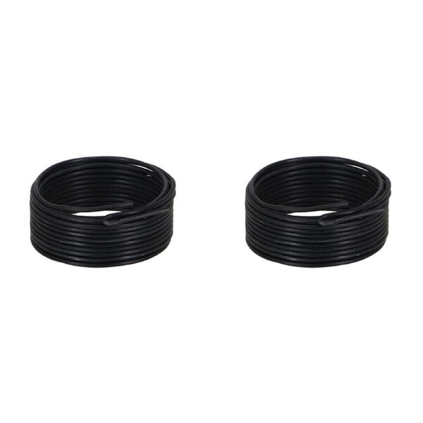 2PK Esschert Design 3mm Bonsai Aluminium Training Wire Plants Fastener Black